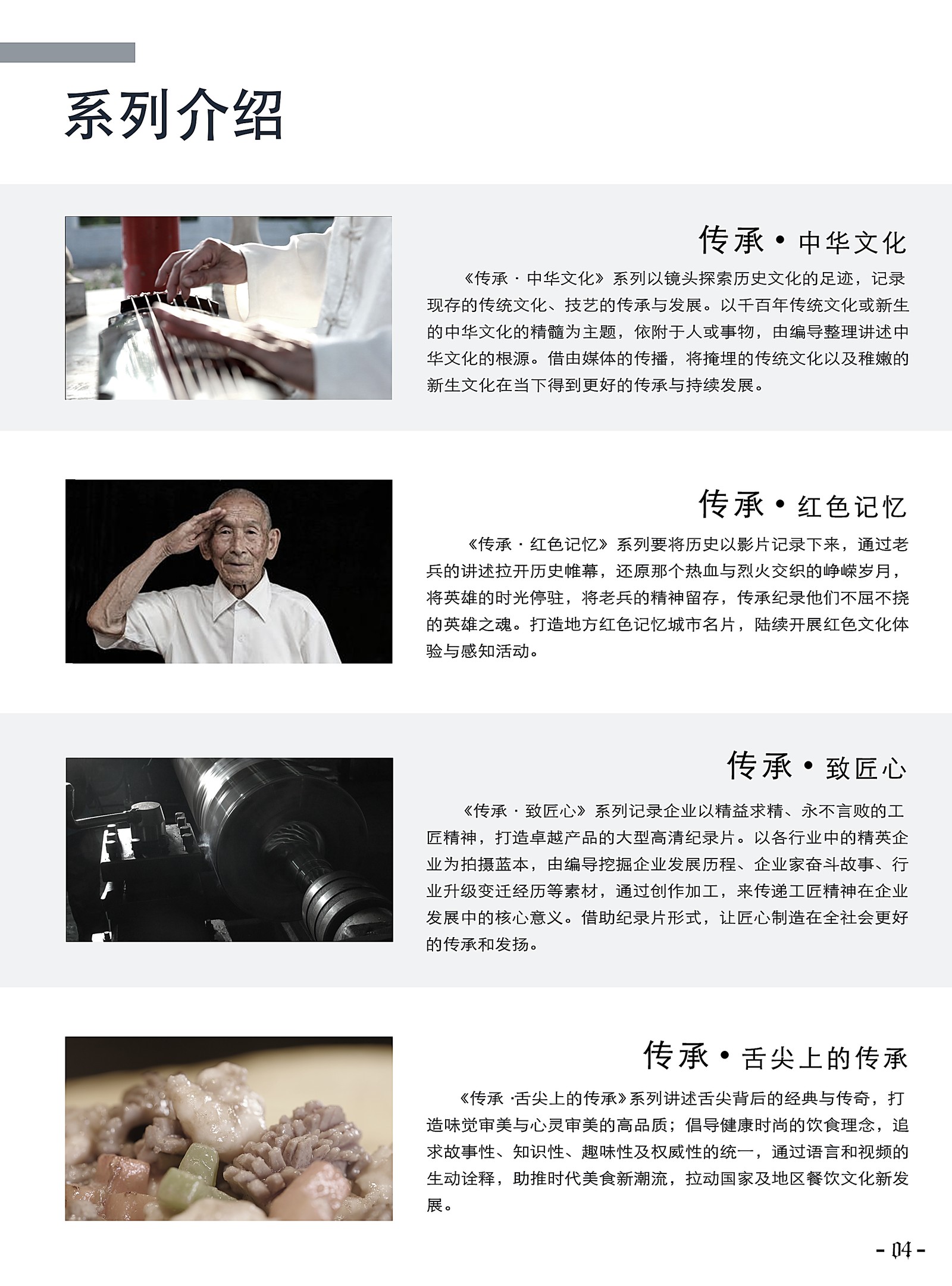 栏目系列介绍 · 四大主题